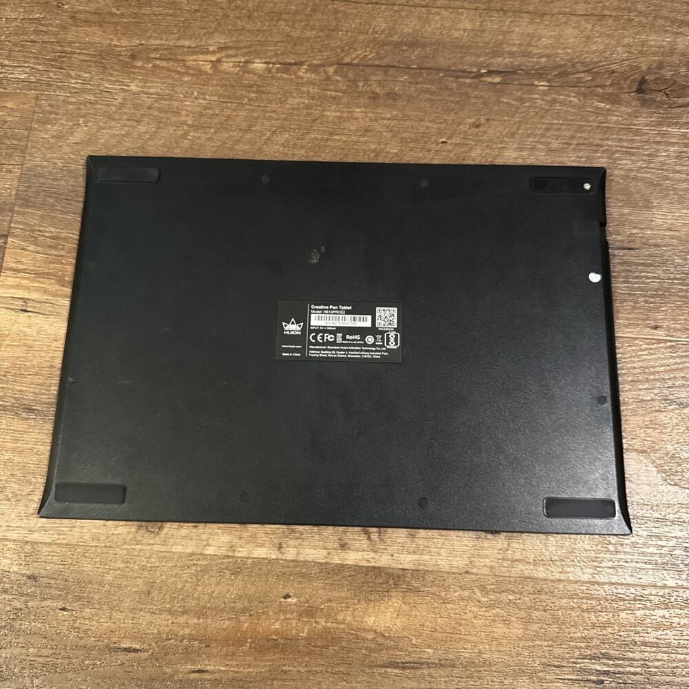 Huion Graphics Tablet Only H610PRO Black 8 Express Keys Surface Film Damage READ - Picture 8 of 10